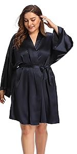 plus size robes