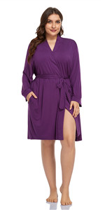 plus size robes for women short robes for women plus size cotton robes for women