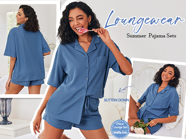 Waffle Knit loungewear