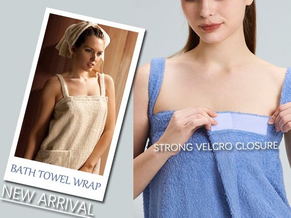 Womens Bath Towel Wrap