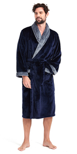 mens fleece robes