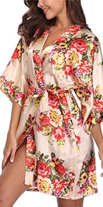 floral robes for bridal party bulk