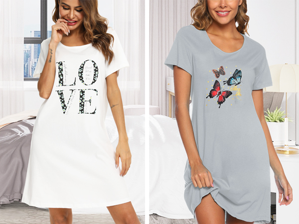 sleep shirts for women soft