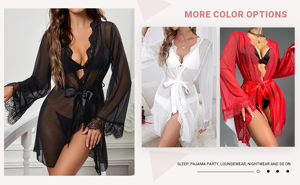 mesh robe for women