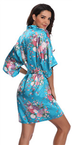 floral bridesmaid robes bridal party robes bridal robes floral satin robes for women silk robes