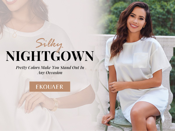 satin nightgown