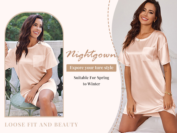 silk nightgown