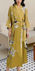 long kimono robe long silk robe long satin robe long robes for women dressing gown