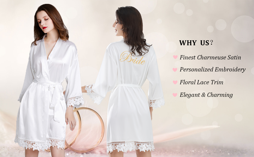 bride gifts bridesmaid gifts bridal robes for bride white robes for bride to be robes wedding