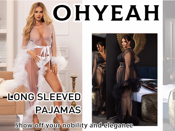 long lace robe