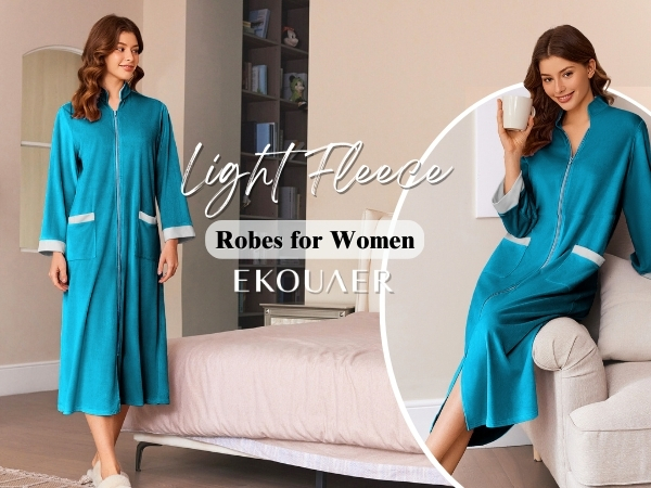 Lightweight Fleece Robe