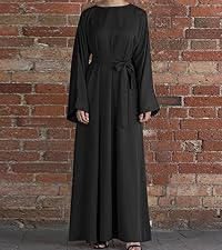 Muslim Dress for Women Loose Full Cover Long Abaya Dress