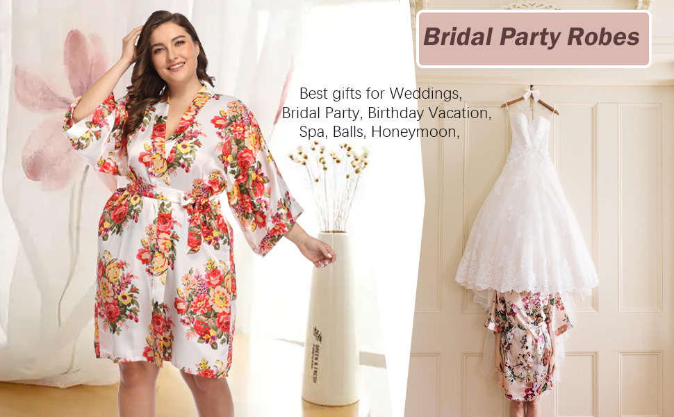 bride robes for wedding party