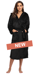 bathrobes for women with hood flannel robe fleece robe winter robe warm robe long robes