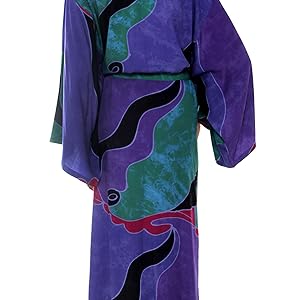Novica Handmade   Women''s Batik Patterned Robe   Hecha a mano De las mujeres Batik Estampada Túnica