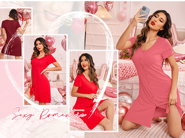 Sexy Valentines Nightgown