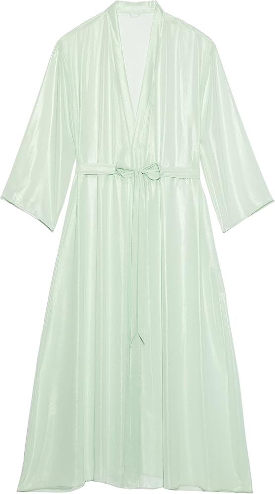 Savage X womens Going Platinum Long Robe